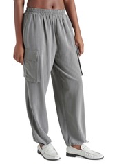 Steve Madden Women's Themis Pinstripe Cargo Pants - Grey