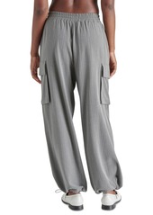 Steve Madden Women's Themis Pinstripe Cargo Pants - Grey