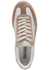 Steve Madden Women's Tux Double Platform Lace-Up Sneakers - Tan Multi