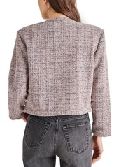 Steve Madden Women's Tweed Cropped Manon Jacket - Multi