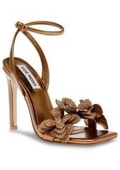 Steve Madden Women's Ulyana Floral Dress Sandals - Bronze Multi
