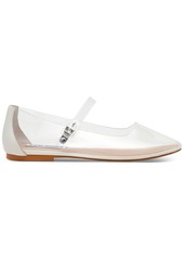 Steve Madden Women's Vinetta Vinyl Mary Jane Flats - Clear Vinyl