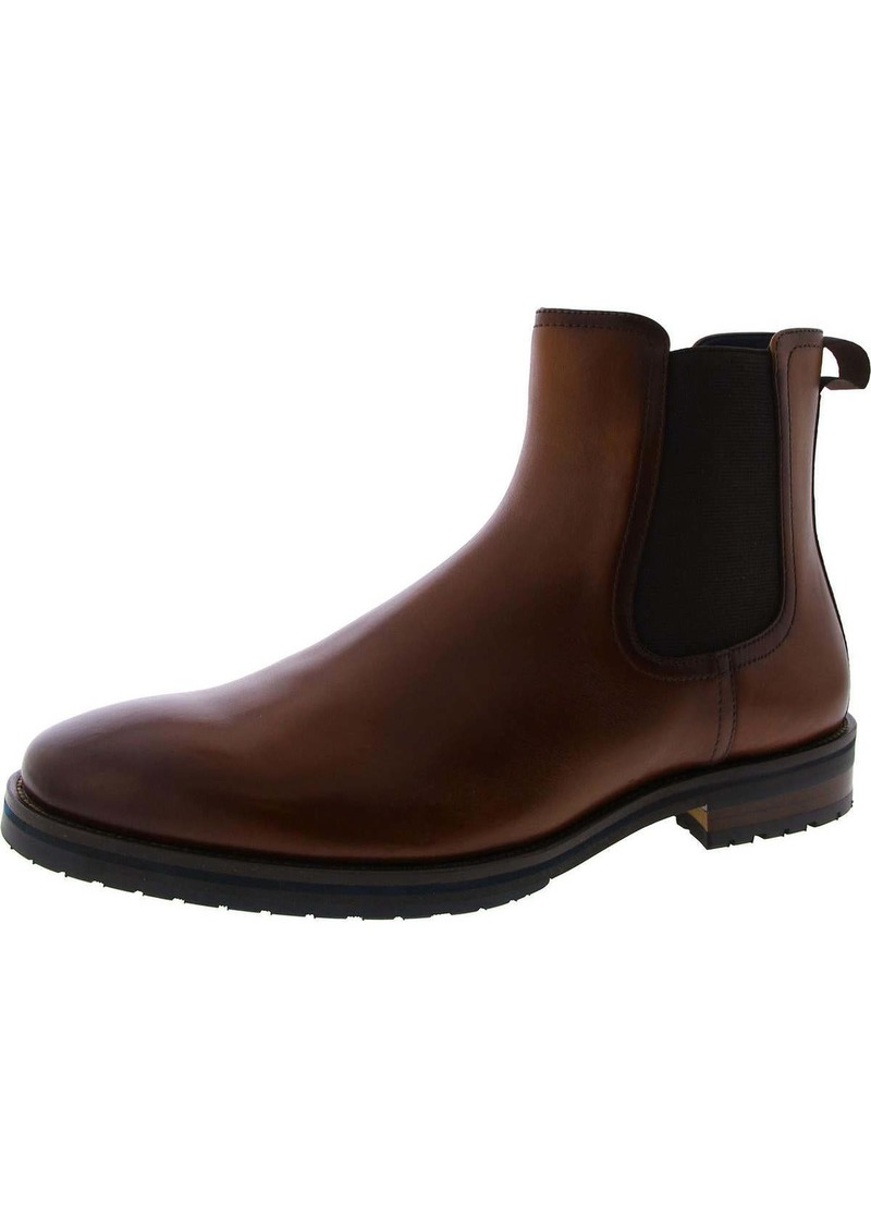 Steve Madden Sully Mens Pull On Leather Chelsea Boots