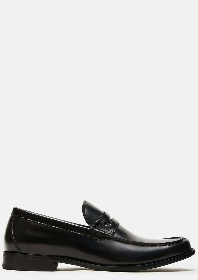 Steve Madden Troye Black Leather