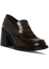 Steve Madden Universe Womens Patent Slip-on Loafers