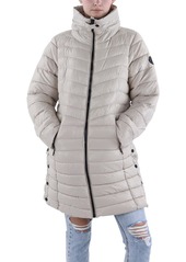 Steve Madden Womens Quilted Lightweight Puffer Jacket