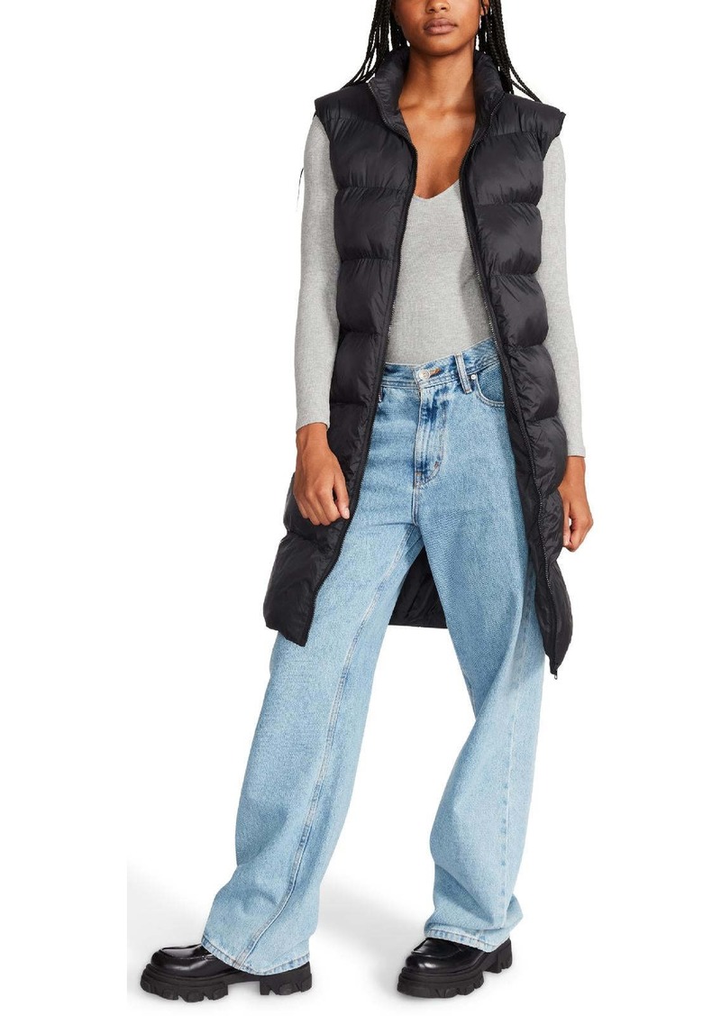 Steve Madden Womens Quilted Puffer Outerwear Vest