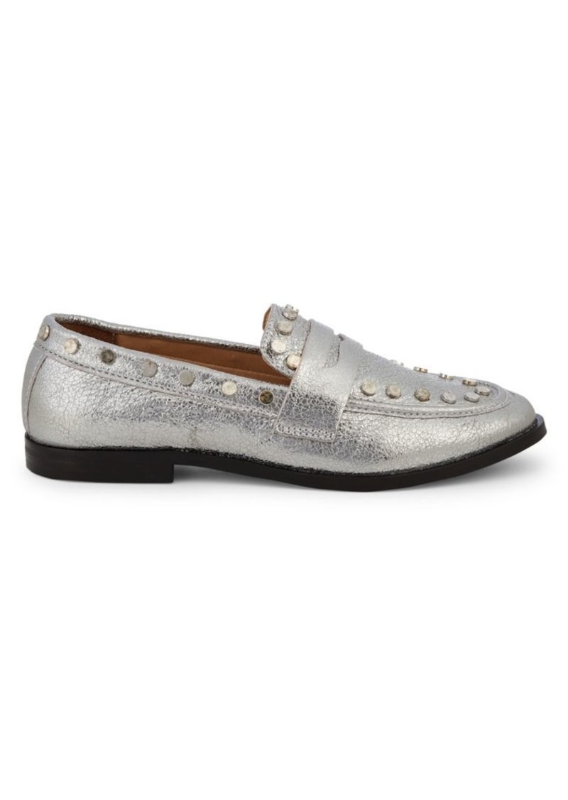 steve madden studded loafers