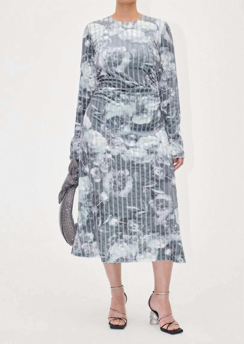 Stine Goya Blackley Dress In Metalized Peonies