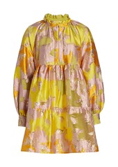 Stine Goya Joy Jasmine Distortion Organza Babydoll Dress