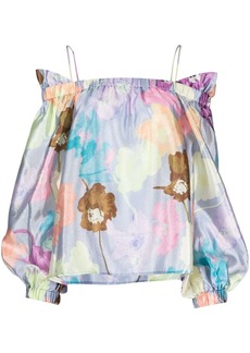 Stine Goya Stefanie Filigran Flower-print blouse