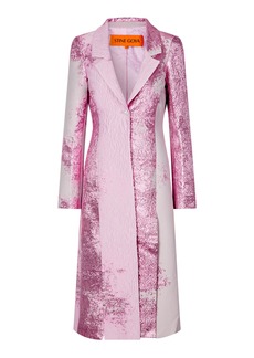 Stine Goya - Aneta Single-Breasted Coat - Pink - XL - Moda Operandi