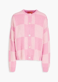 Stine Goya - Checked jacquard-knit cardigan - Pink - S