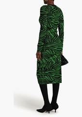 Stine Goya - Chiara ribbed jacquard-knit midi dress - Green - S