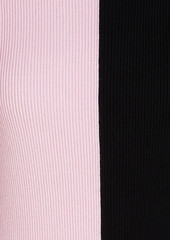Stine Goya - Chiara two-tone ribbed-knit midi dress - Pink - M