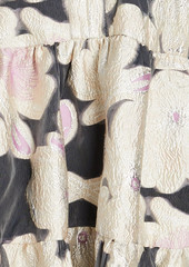 Stine Goya - Jasmine gathered brocade mini dress - Neutral - M