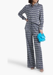 Stine Goya - Sabina metallic jacquard-knit shirt - Blue - XS
