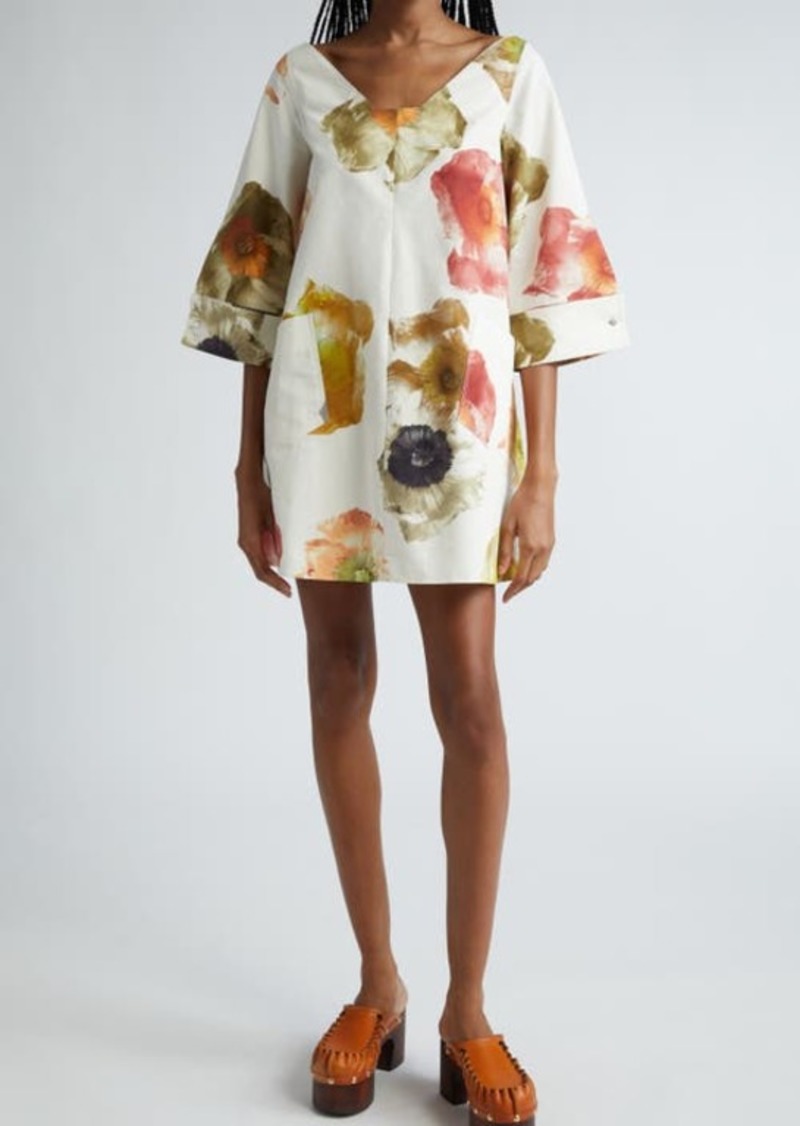 Stine Goya Mandy Floral Organic Cotton Shift Dress