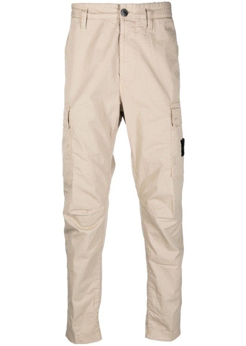 Stone Island 32710 tapered-leg cargo trousers