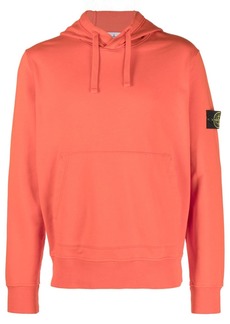 Stone Island Compass-motif cotton hoodie