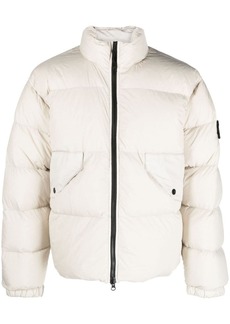Stone Island Compass-motif down-feather padded jacket