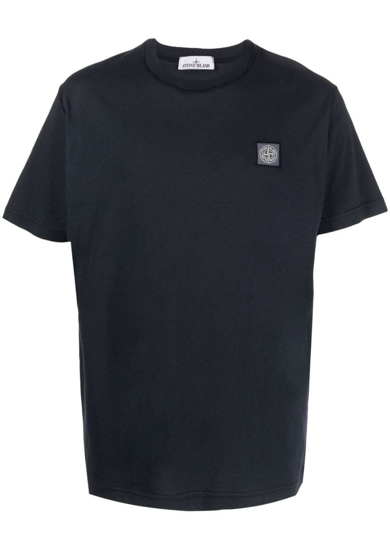 Stone Island Compass-patch cotton T-shirt