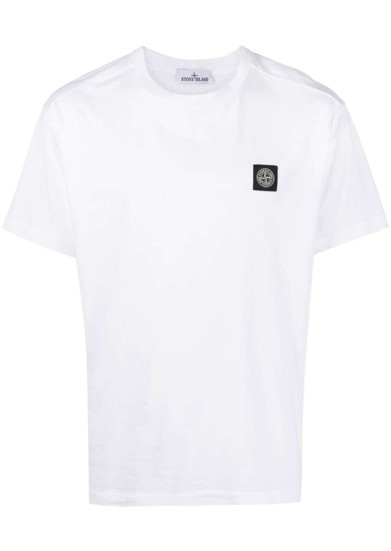 Stone Island Compass-patch cotton T-shirt