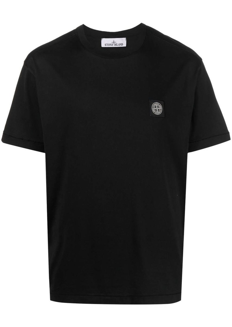 Stone Island Compass-patch cotton T-shirt