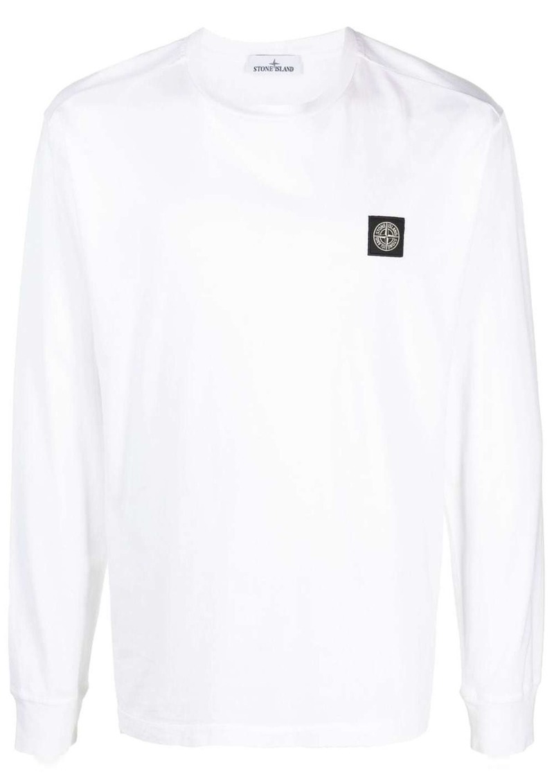 Stone Island Compass-patch long-sleeve T-shirt