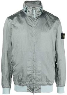 Stone Island Compass-patch long-sleeved bomber jacket