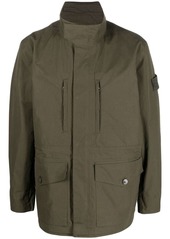 Stone Island Compass-patch long-sleeved jacket