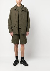 Stone Island Compass-patch long-sleeved jacket