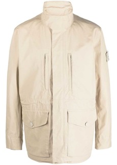 Stone Island Compass-patch long-sleeved jacket