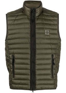 Stone Island Compass-patch quilted gilet