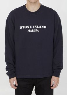 Stone Island Cotton sweatshirt with logo