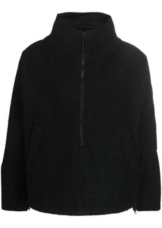 Stone Island high neck cotton zip-up jacket