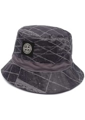 Stone Island logo-appliqué packable hat