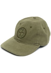 Stone Island logo-patch cotton cap