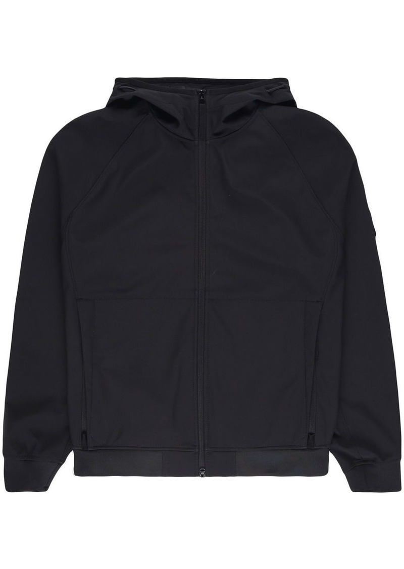 Stone Island logo-patch hooded jacket