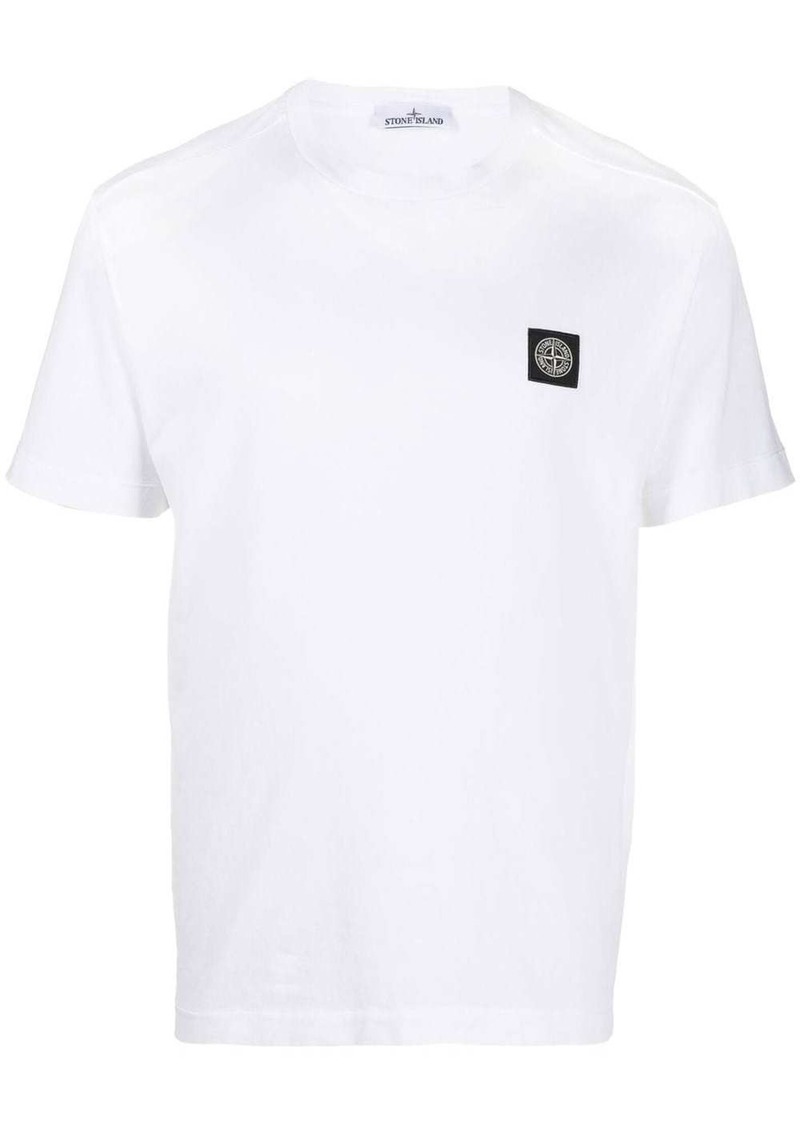 Stone Island logo-patch short-sleeve T-shirt