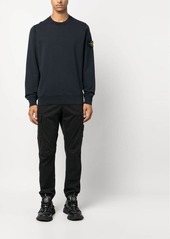 Stone Island logo-patch tapered-leg trousers