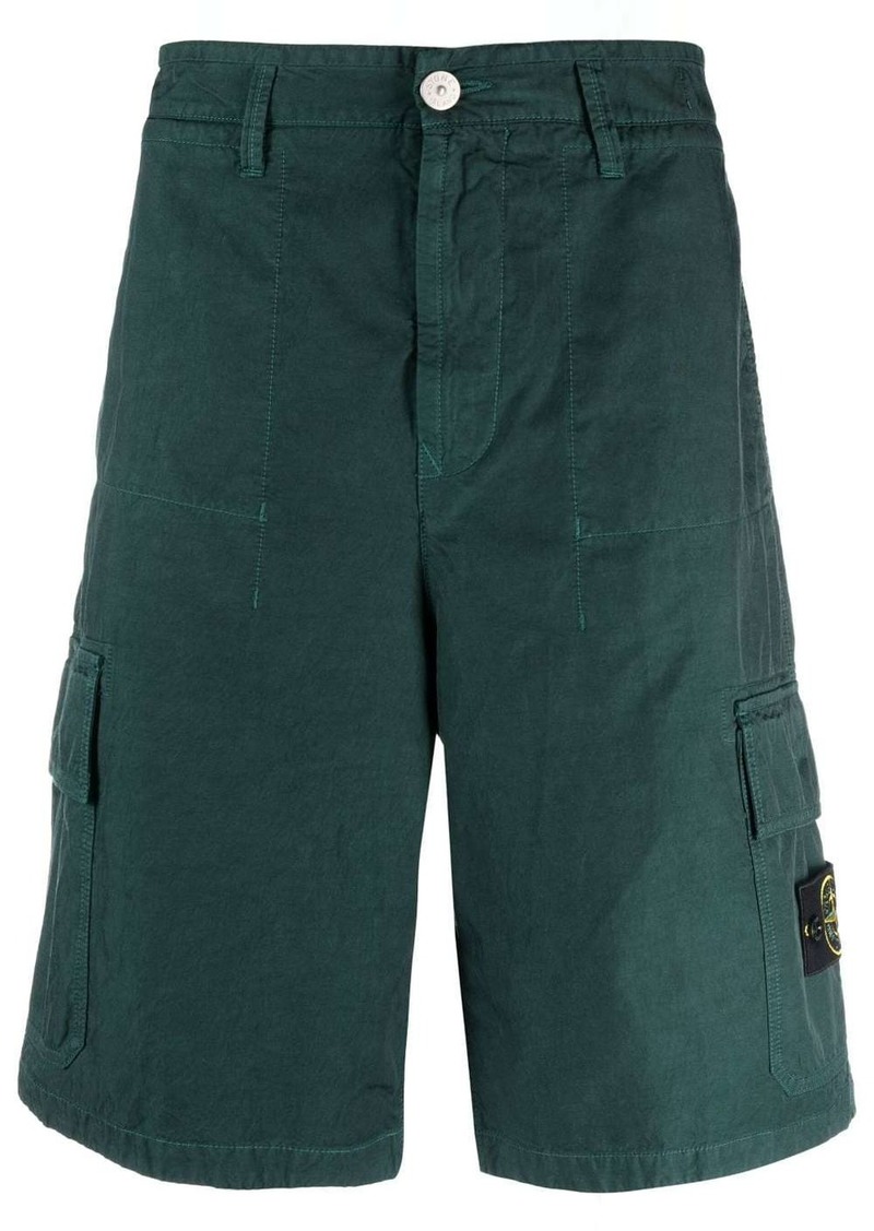 Stone Island multiple-pocket Bermuda shorts