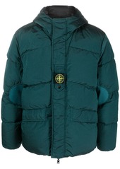 Stone Island Compass-motif down puffer jacket