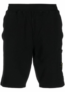 Stone Island side logo-patch elasticated-waistband shorts