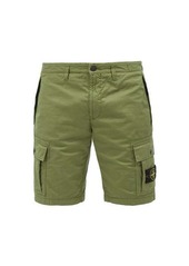 Stone Island - Logo-patch Cotton-blend Cargo Shorts - Mens - Green