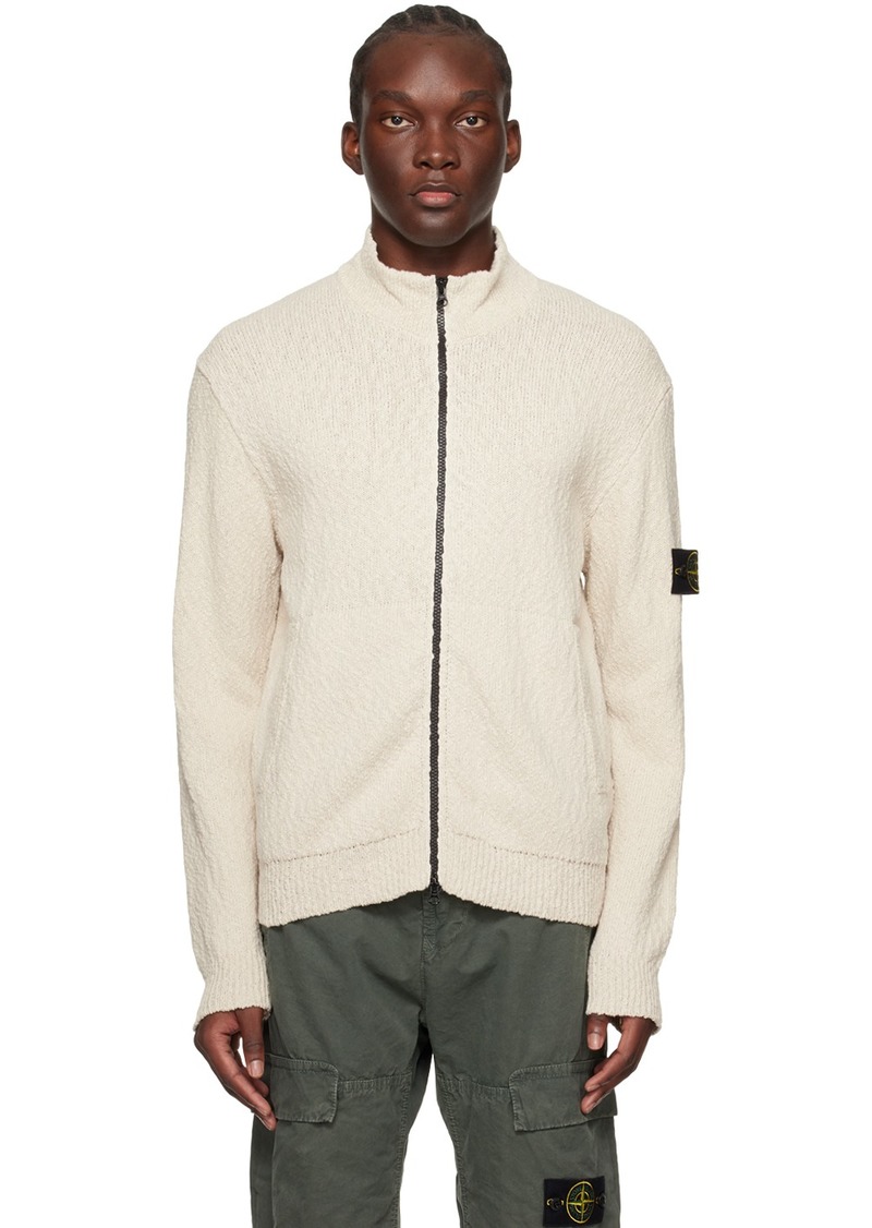 Stone Island Beige Patch Sweater