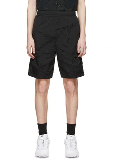Stone Island Black Nylon Shorts