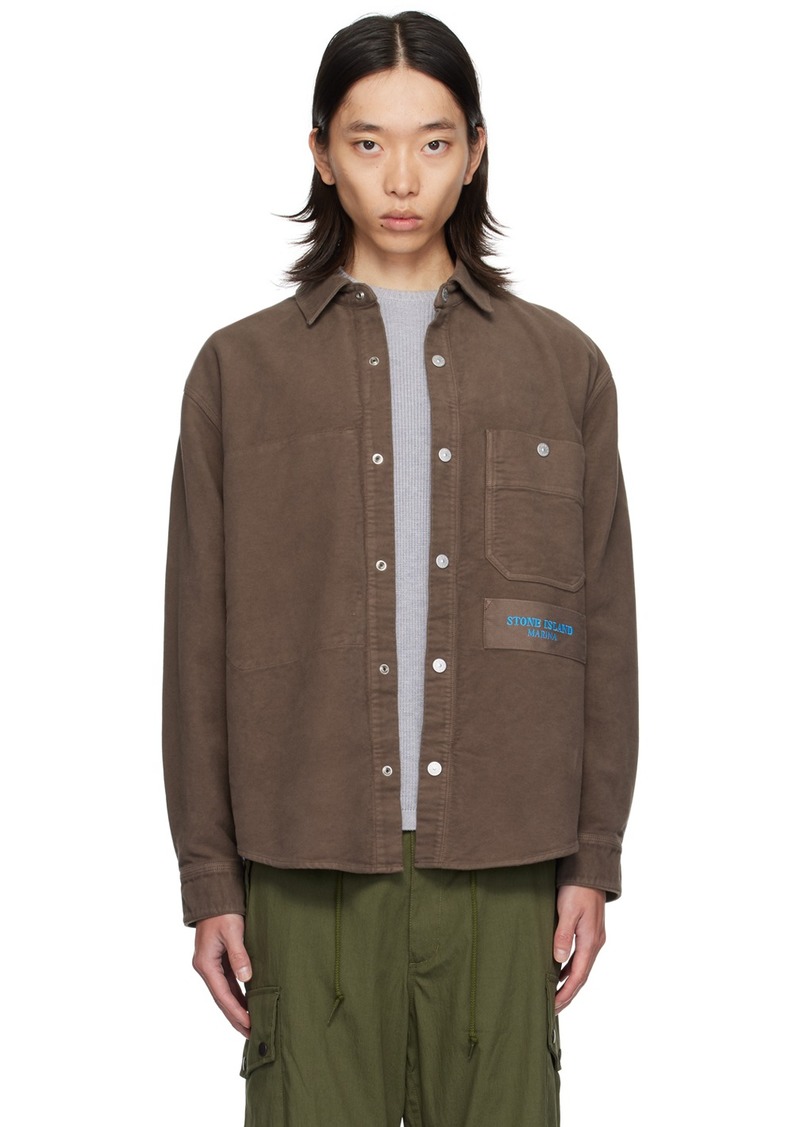 Stone Island Brown 'Marina' Shirt