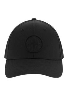 STONE ISLAND Cap with front logo embroidery