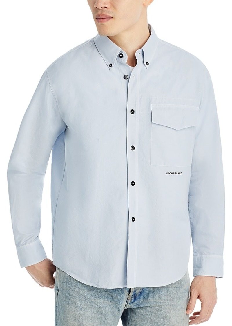 Stone Island Cotton & Linen Shirt Jacket